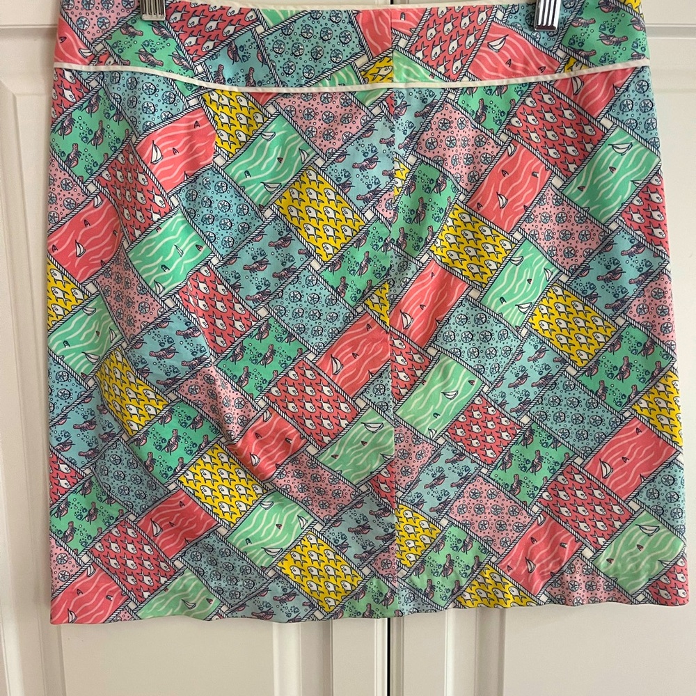Vineyard Vines Patchwork Skirt Size 8,